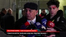 Fatih Karagümrük Başkanı Süleyman Hurma'dan hakem tepkisi!