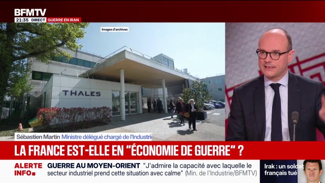 Guerre au Moyen-Orient : Sur le prix du carburant, on devrait avoir des premiers signes de baisses , annonce Sébastien Martin, ministre délégué chargé de l'Industrie