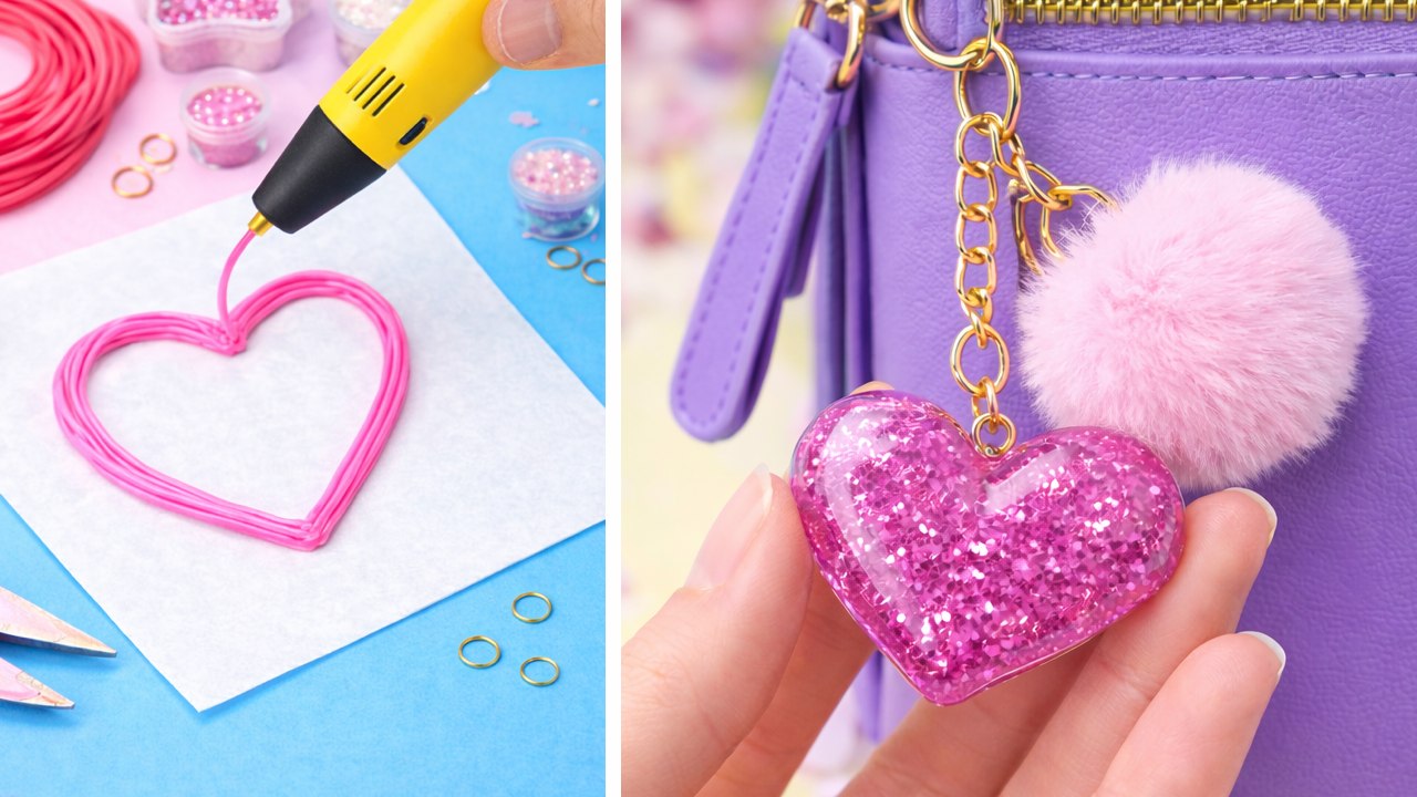 CUTE & EASY! 💖 3D Pen Jewelry And Epoxy Resin Ideas by 123 GO! Planet ...