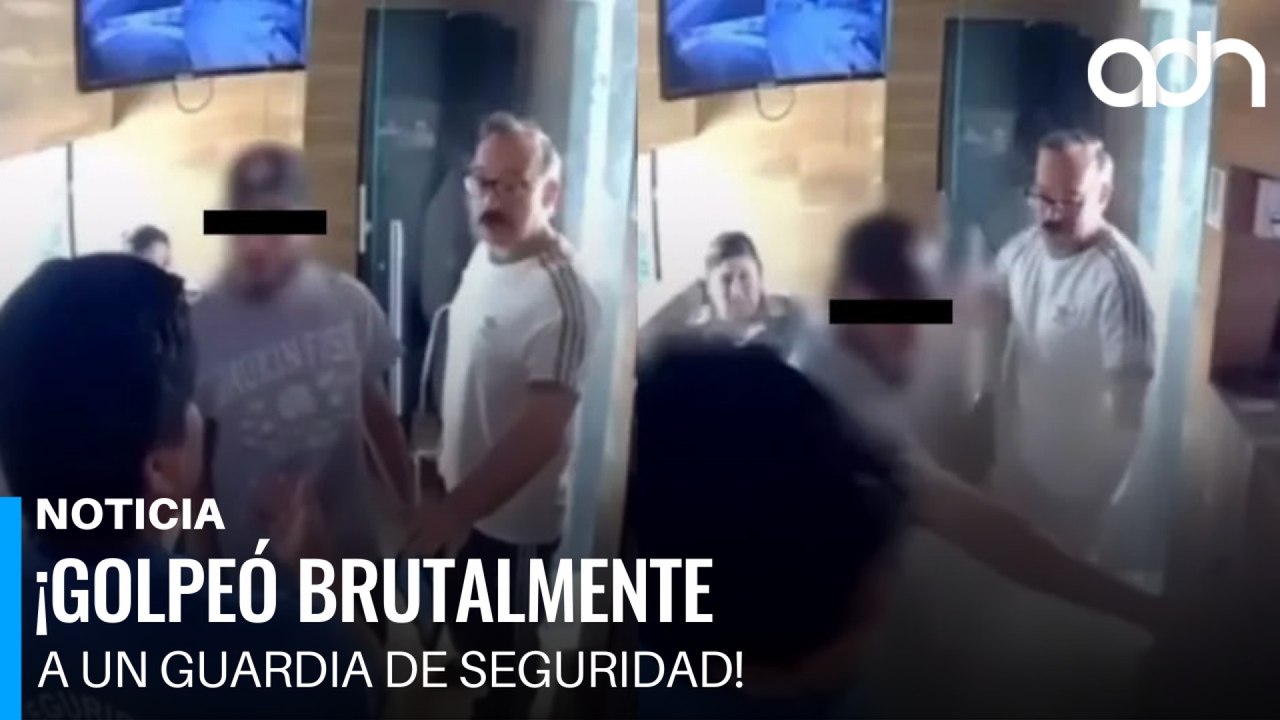 Denuncian a hombre que golpeó brutalmente a guardia de seguridad en Santa Catarina, Nuevo León