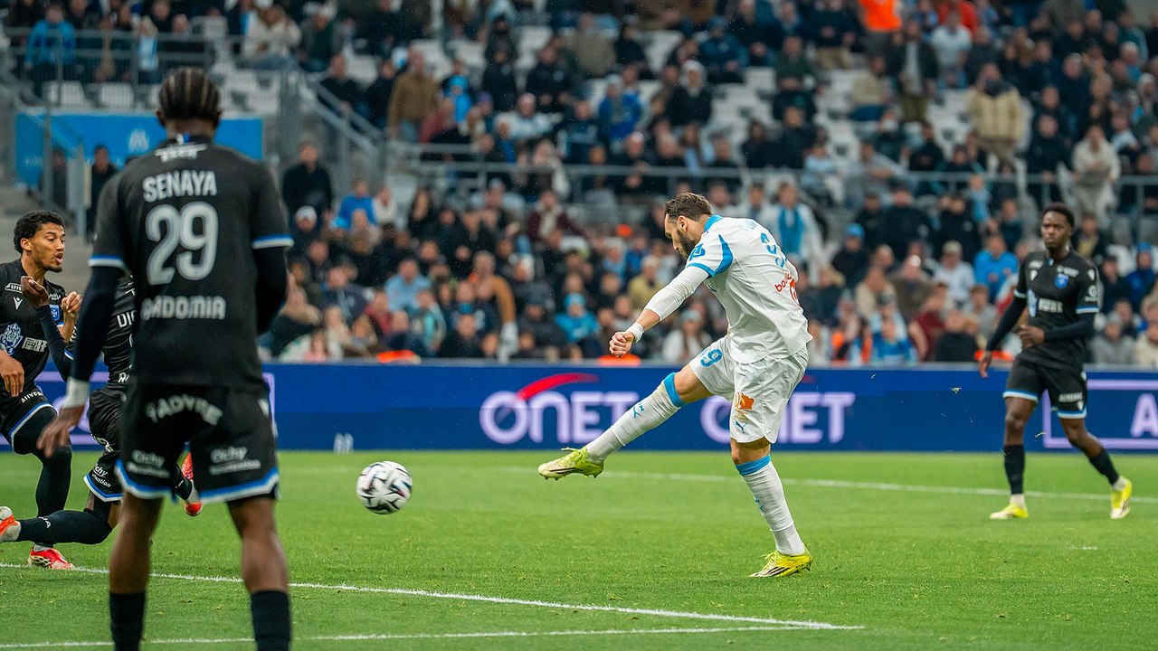 OM 1-0 Auxerre : Le but d'Amine Gouiri