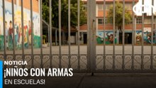 Iniciativa busca frenar casos de niños con armas dentro de planteles escolares