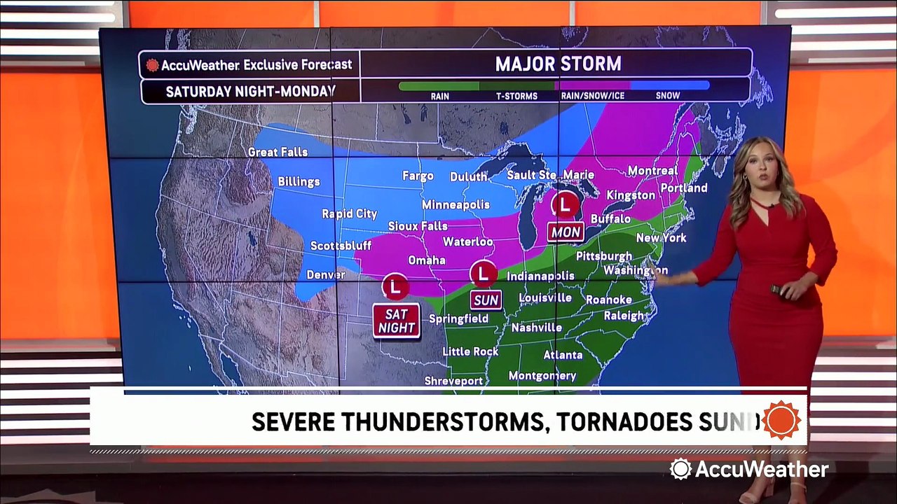 Severe storms and snow to affect more than 200 million Americans this weekend