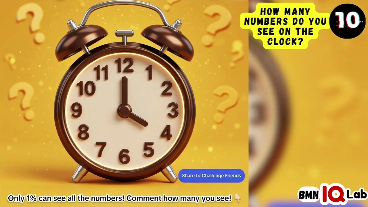 #BrainChallenge 🧠⚡How many numbers do you see o...