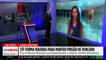 Segunda Turma do STF forma maioria para manter prisão de Daniel Vorcaro; Vilela comenta
