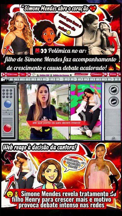 💬💖 #SimoneMendes abre o jogo sobre tratamento do filho Henry e emociona seguidores com revelação íntima! 🌹 Notícias 100 notícias dos Famosos