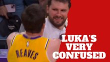 Luka Doncic gets annoyed by Austin Reaves and wants him far away from him