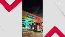 Incêndio em loja Quero-Quero assusta moradores e mobiliza Defesa Civil no centro de Ubiratã