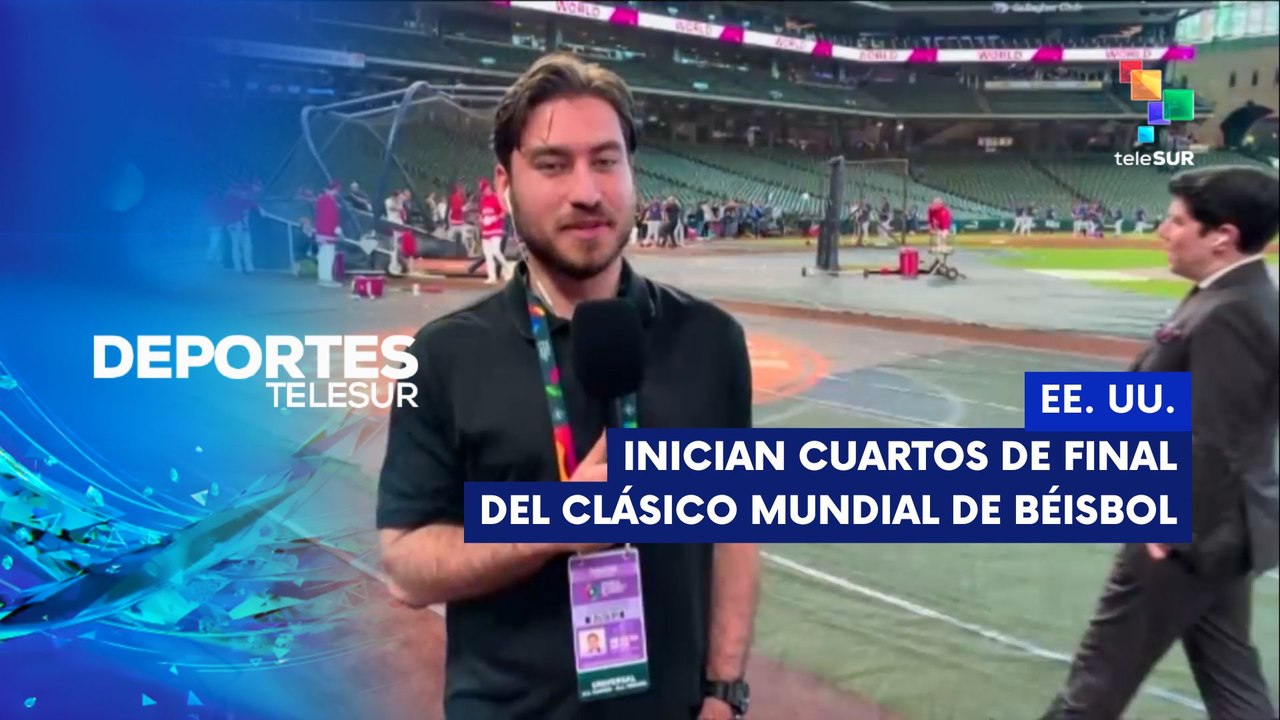 DEPORTES TELESUR | 1ª jornada de cuartos de final del Clásico Mundial de Béisbol 2026 13-03-2026