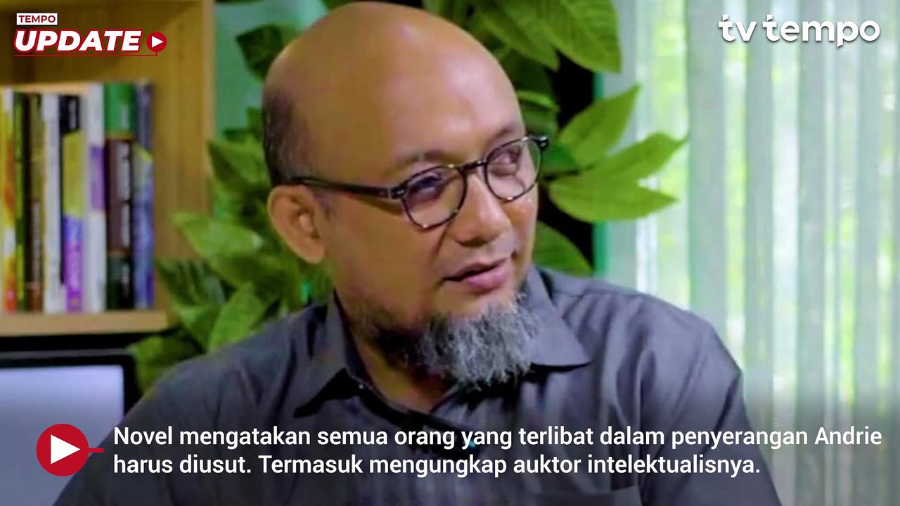 Novel Desak Prabowo Beri Perhatian pada Kasus Andrie Yunus