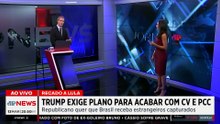 Trump exige plano de inteligência para combater Comando Vermelho e PCC