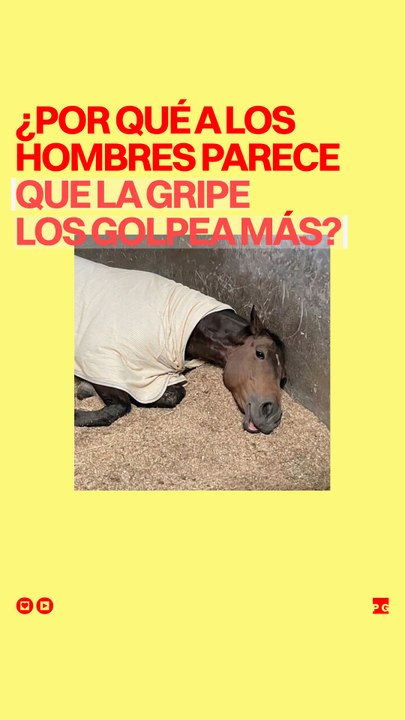 ¿Por qué a los hombres parece que la gripe los golpea más?