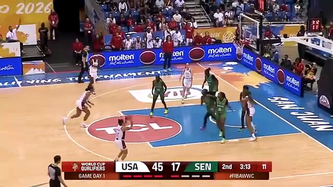 USA vs Senegal - FULL GAME HIGHLIGHTS _ March 11, 2026 FIBA Women’s World Cup Qualifiers (1)
