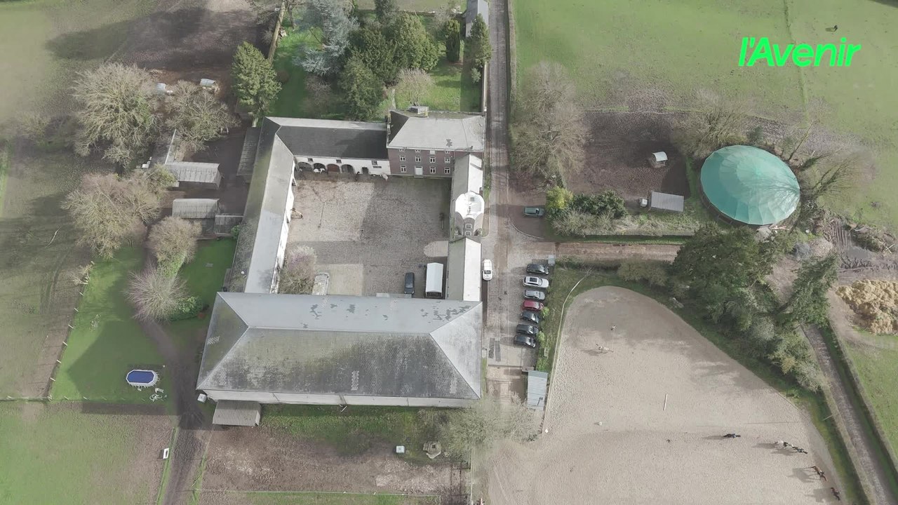 Le Brabant wallon vu du ciel : la ferme de la Papelotte, au cœur du champ de bataille de Waterloo