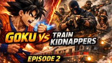 Train Hijacked in the Mountains! Goku Senses Danger