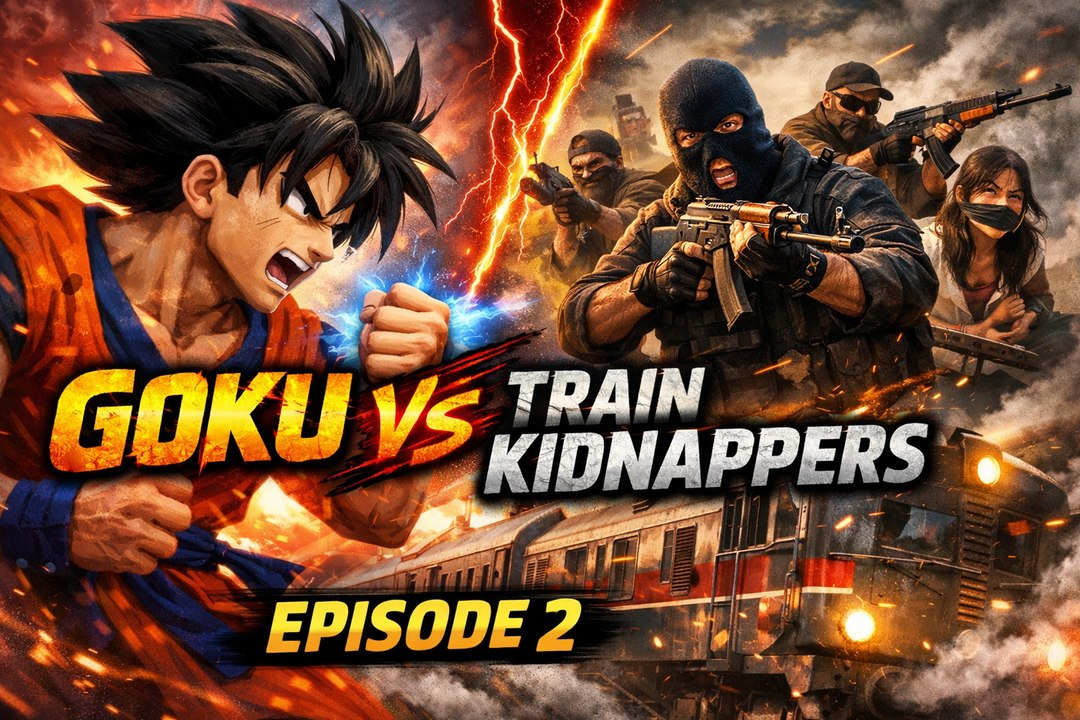 Train Hijacked in the Mountains! Goku Senses Danger