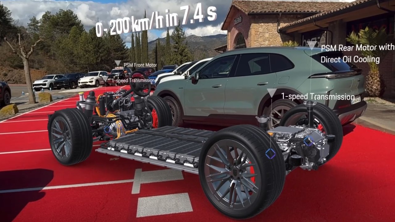 Porsche Cayenne Turbo Electric: High-Performance Elektro-SUV im Augmented Reality Check