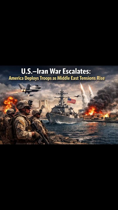 “U.S.–Iran War Escalates: America Deploys Troops as Middle East Tensions Rise”