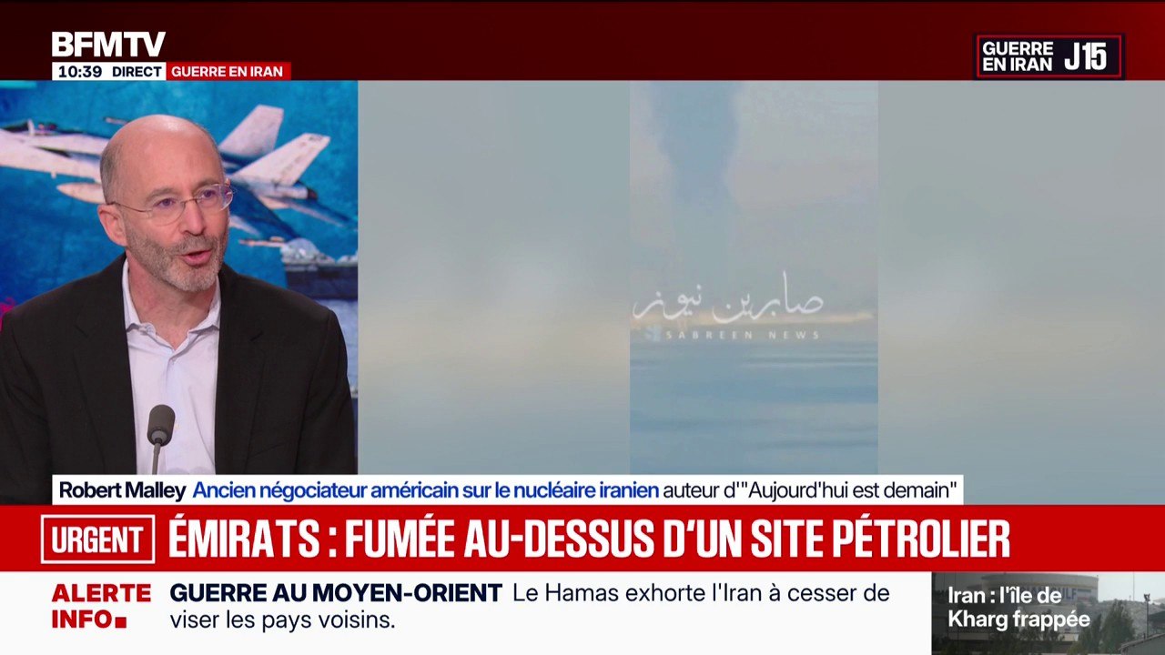Guerre au Moyen-Orient: Donald Trump "ne comprend pas pourquoi l'Iran ne capitule pas devant une telle force armée", estime Robert Malley, ancien négociateur américain sur le nucléaire iranien