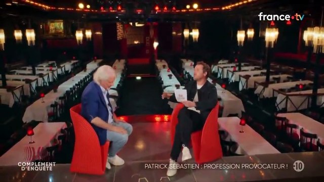 L’échange tendu entre Patrick Sébastien et Tristan Walecks dans Complément d'enquête à propos de Complément d'enquête