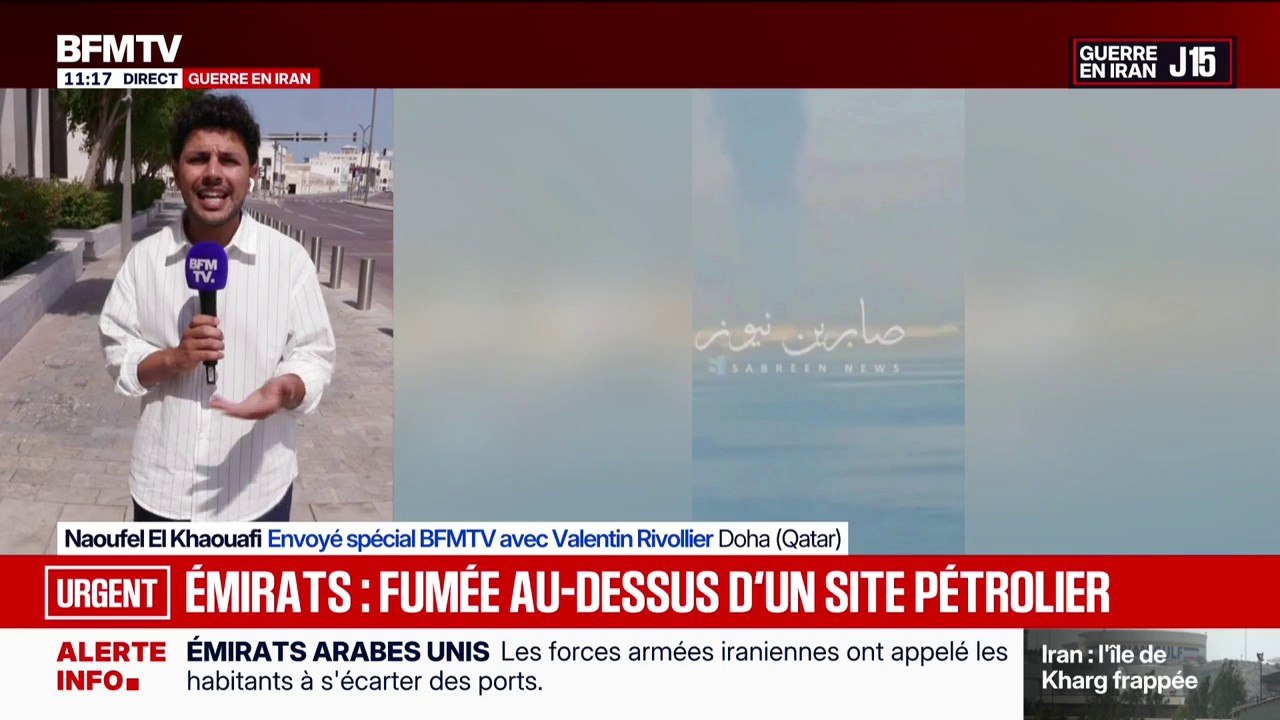 Guerre au Moyen-Orient: de la fumée s'élève depuis une installation pétrolière aux Émirats arabes unis
