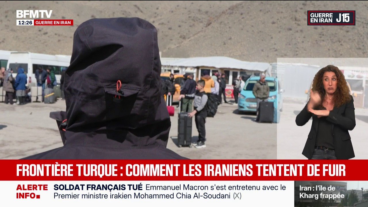 Guerre au Moyen-Orient: "Toutes les nuits, les bombes pleuvent. Nous sommes très effrayés", témoigne cet Iranien, qui tente de fuir à la frontière turque