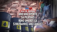 Iran Oil Warning Ano ang epekto sa Pilipinas kung umabot sa $200/barrel ang langis? | GMA Integrated Newsfeed