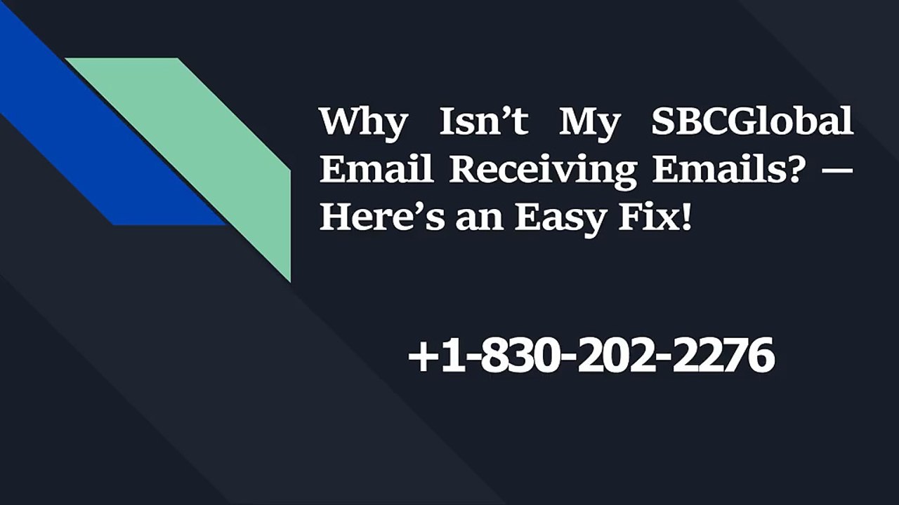 Why Isn’t My SBCGlobal Email Receiving Emails Here’s an Easy Fix!