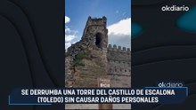 Se derrumba una torre del castillo de Escalona (Toledo) sin causar daños personales