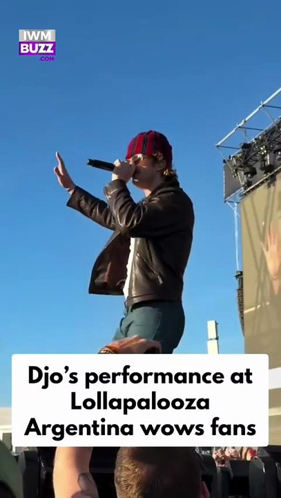Stranger Things' Djo aka Joe Keery performance at Lollapalooza Argentina wows fans
