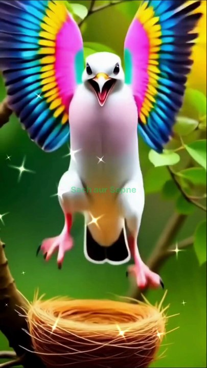 मिठू… मिठू बोलने वाली प्यारी चिड़िया 🐦 | इतनी मीठी आवाज़ कि सबका दिल खुश हो गया ❤️ #adorable