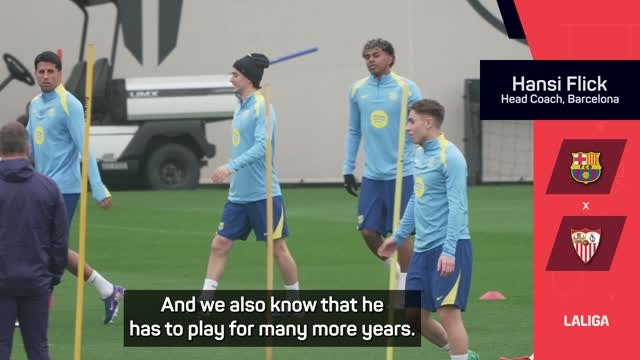 Flick delighted to have Gavi back for Barca