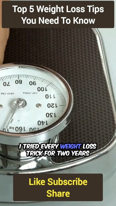 Top 5 Weight Loss Tips You Need To Know | How To Loose Weight Fast | How To Loose Weight Fast