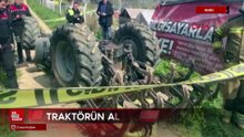 Bursa'da devrilen traktörün altında kalan sürücü öldü