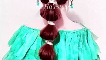 Bubble braid ponytail hairstyle