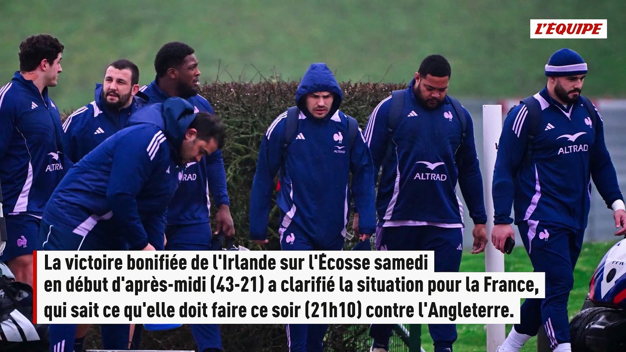 Après la victoire de l'Irlande contre l'Écosse, les Bleus gagneront le Tournoi des Six Nations ce samedi soir si... - Tournoi des 6 Nations