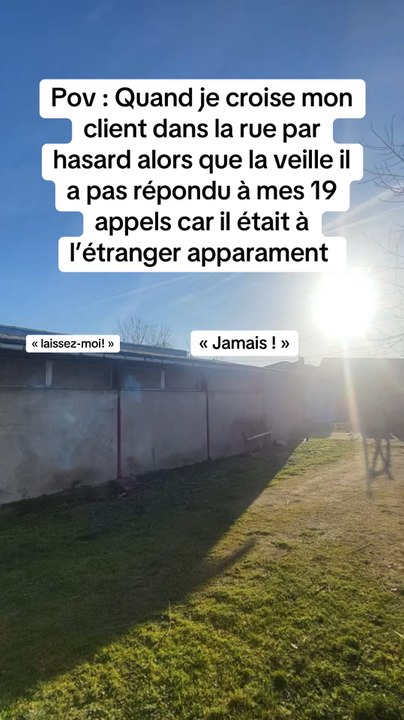 Je cours très vite et pendant très longtemps 😂