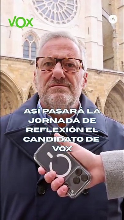 Jornada de reflexión de Carlos Pollán, candidato de VOX
