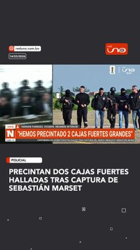 Precintan dos cajas fuertes halladas tras captura de sebastián marset