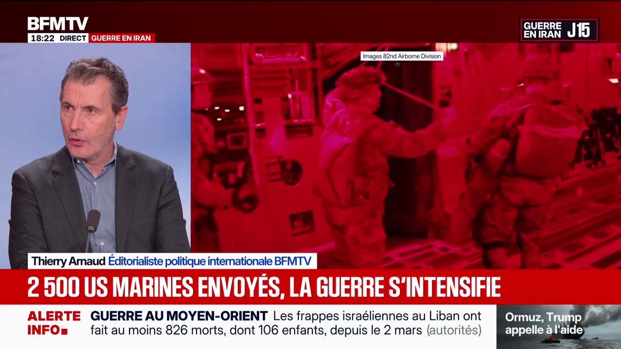 Guerre au Moyen-Orient: les États-Unis déploient 2.500 Marines