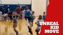 Basketball fans stunned by 8 year old’s incredible layup move