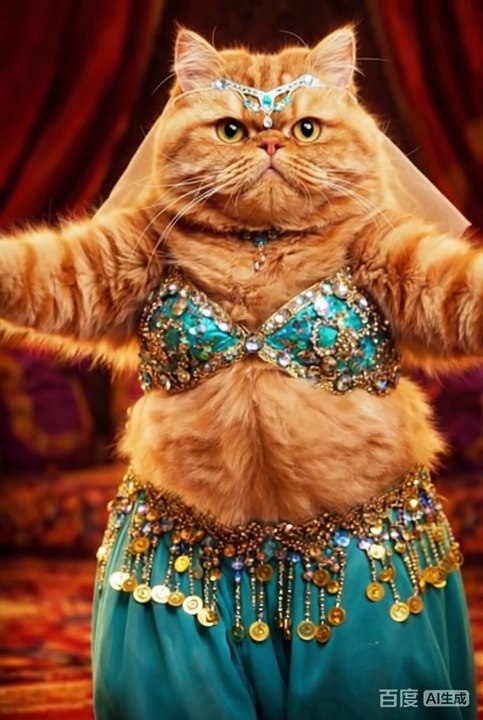 🐱The Grumpy Belly Dancer Cat Show