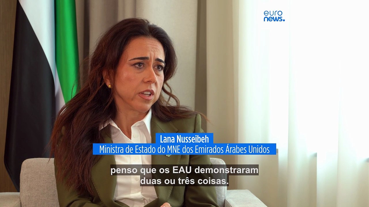 "O Irão não pode manter a economia mundial como refém", diz ministra dos Emirados à Euronews