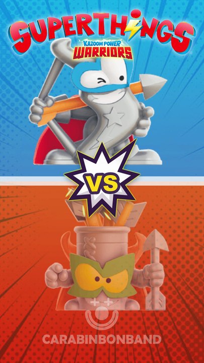 ⚡#superthings #kazoompowerwarriors ROBIN BOW VS ARROWHEAD - By CARA BIN BON BAND 🤡