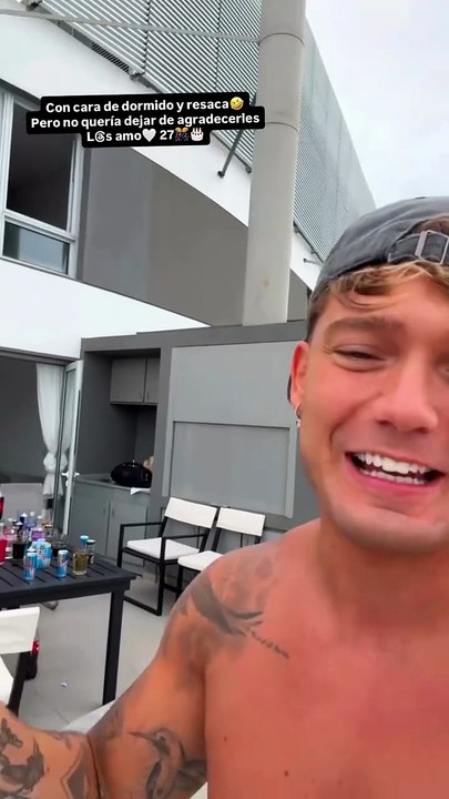 Lejos de Evangelina Anderson, Ian Lucas reveló cómo celebró sus 27 y el gesto de sus compañeros de MasterChef