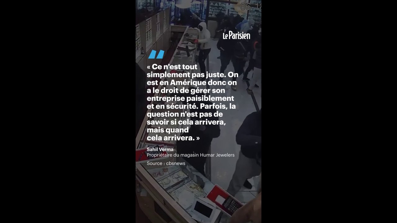 1,7 million en bijoux volés en 70 secondes