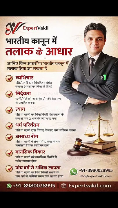 भारत में तलाक के आधार | Grounds for Divorce in India