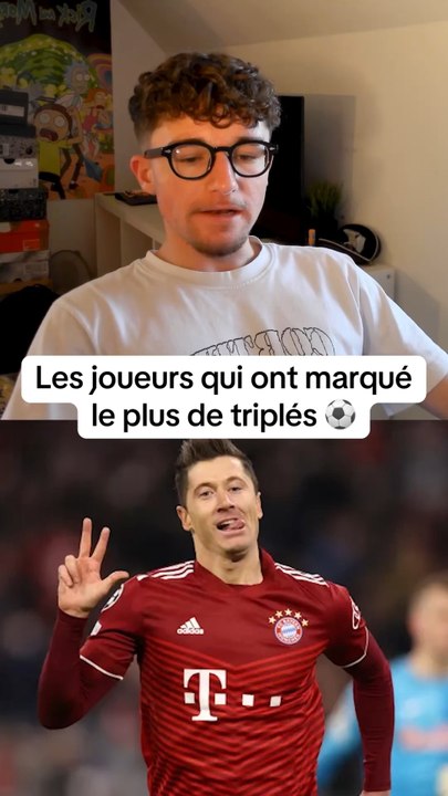 Les joueurs qui ont marqué le plus de triplés ⚽️ #foot #football #triplé #but