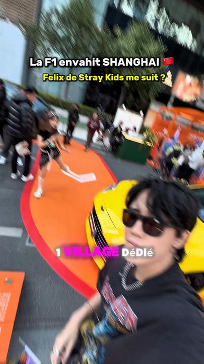 FÉLIX DE STRAY KIDS ME SUIT A LA F1 DE SHANGHAI ?
