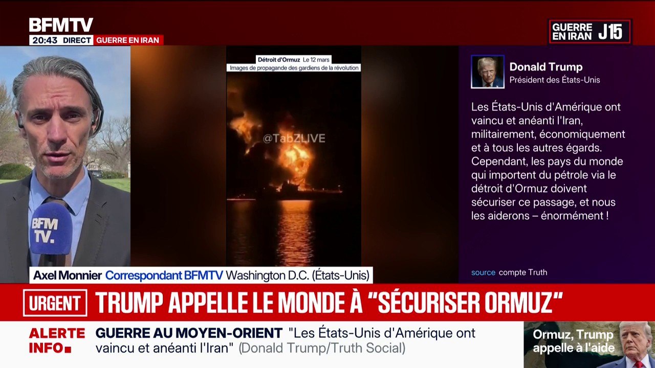 Sur son réseau social, Donald Trump affirme que "les États-Unis ont vaincu et anéanti l'Iran"